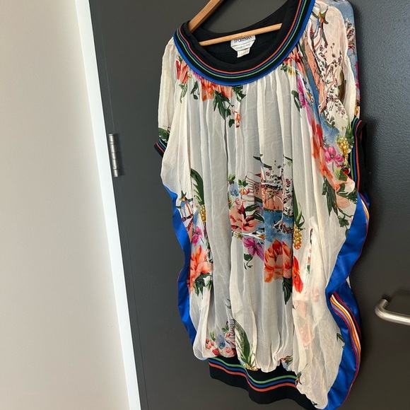 Sportmax Max Mara sz EVC 8 vintage sheer dress with black mini lined interior - Picture 6 of 16